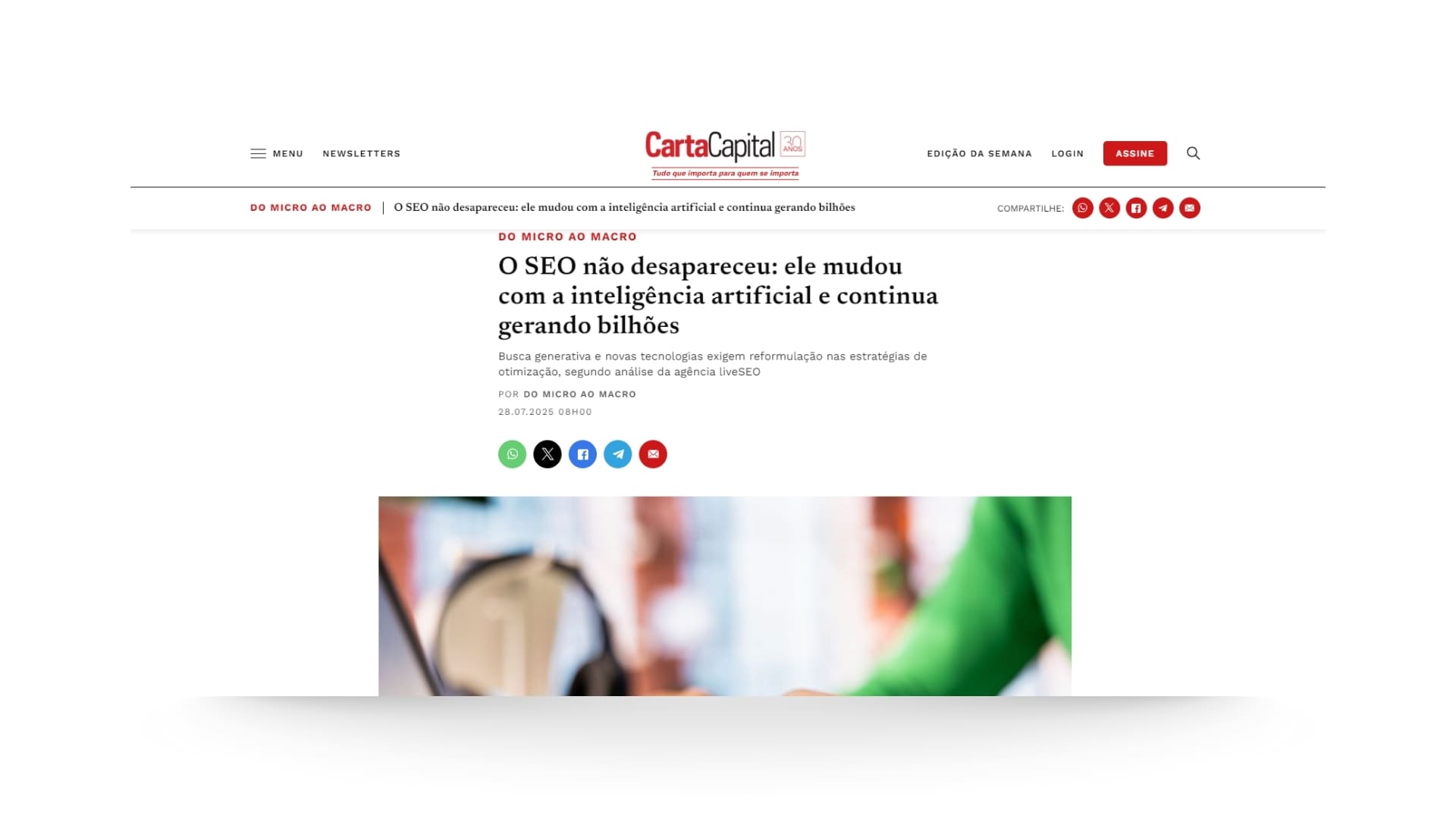 O SEO não desapareceu: ele mudou com a inteligência artificial e continua gerando bilhões