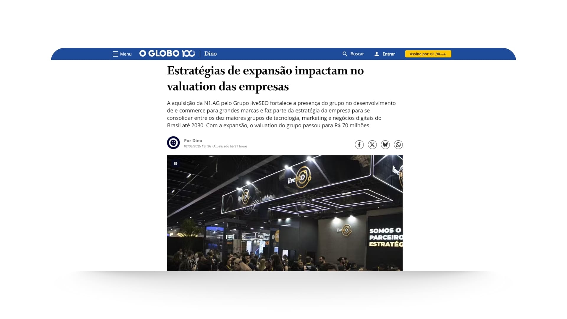Estratégias de expansão impactam no valuation das empresas